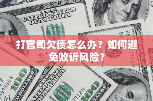 北京打官司欠债怎么办？如何避免败诉风险？