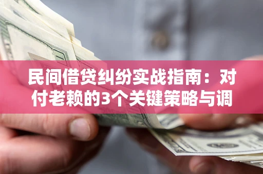 北京民间借贷纠纷实战指南：对付老赖的3个关键策略与调解盲区解析