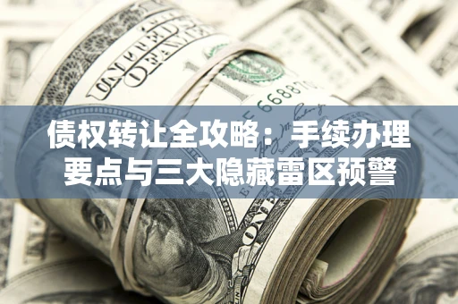 北京债权转让全攻略：手续办理要点与三大隐藏雷区预警